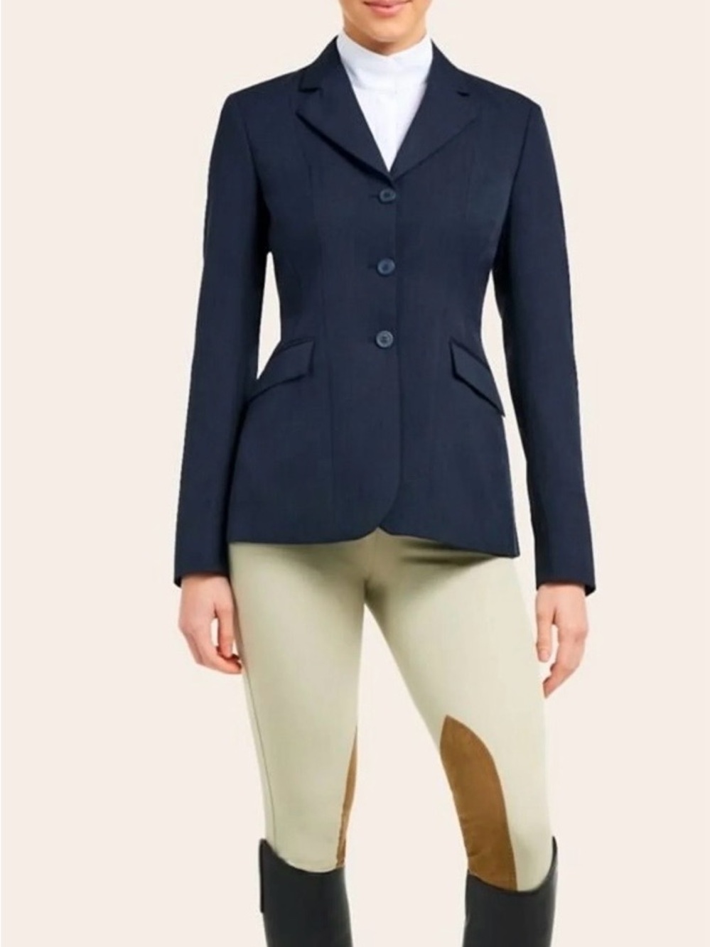 R. J. Classics Essential Collection Navy Fitted Equestrian Show Jacket size 4R